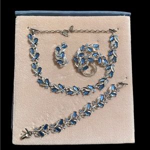 Vintage Sarah Coventry "Blue Champagne" (1958) Jewelry Set